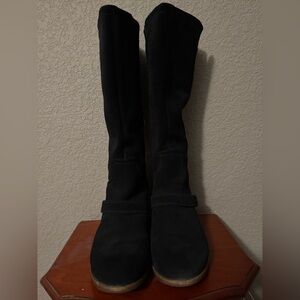 UGG Black Leather Boots